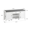 SoBuy SHOAD BENCH Intrance Shoey Bench Shoe sub Bench Container 107x35x50 cm FSR83-W