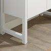 SoBuy FSR88-W Banc pentru Pantofi cu Pernă Căptușită și Spațiu de Depozitare pentru Intrare Hol – 72x30x46 cm, Alb