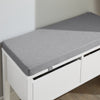 SoBuy FSR88-W Banc pentru Pantofi cu Pernă Căptușită și Spațiu de Depozitare pentru Intrare Hol – 72x30x46 cm, Alb