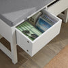 SoBuy FSR88-W Banc pentru Pantofi cu Pernă Căptușită și Spațiu de Depozitare pentru Intrare Hol – 72x30x46 cm, Alb