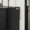 SoBuy FSR94-SCH Dulap pantofi cu 3 uși rabatabile, Suport 12 perechi pentru hol – 53x24x117 cm, Negru
