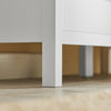 SoBuy FSR97-W Banc pentru Pantofi cu Pernă Căptușită și Rafturi, Mobilier de Hol – 91x30x50 cm, Alb