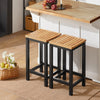 SoBuy FST29-SCHx2 Lot de 2 Chaises Tabourets de Cuisine en Bois avec Repose-Pieds
