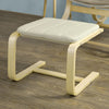 SoBuy FST38-W Repose pieds rembourré, Repose jambes- Beige