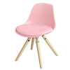 SoBuy FST46-P Chaise Enfant Fauteuil Confortable en Bouleau pour enfant avec assise rembourrée