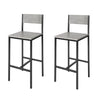 SoBuy FST53-HGx2 Set de 2 Scaune de Bar Scaune Înalte de Bucătărie Scaune de Bar