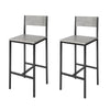 SoBuy FST53-HGx2 Set de 2 Scaune de Bar Scaune Înalte de Bucătărie Scaune de Bar