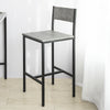 SoBuy FST53-HGx2 Set de 2 Scaune de Bar Scaune Înalte de Bucătărie Scaune de Bar