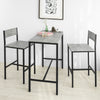 SoBuy Scaune cu scaune înalte scaune din lemn FSST53X2-HG