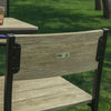 SoBuy FST53x2 Lot de 2 Chaises Tabourets de Bar Cuisine Chaises de Bar, avec Repose-Pieds