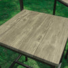 SoBuy FST53x2 Lot de 2 Chaises Tabourets de Bar Cuisine Chaises de Bar, avec Repose-Pieds