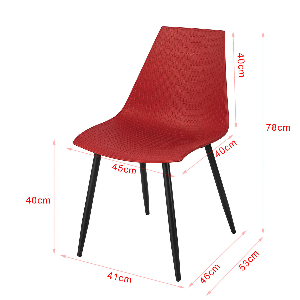 SoBuy FST60-Rx2 Set de 2 scaune de sufragerie Bucătărie Sufragerie