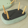 SoBuy FST63-GR Fotoliu Relax cu Taburet pentru Picioare Șezlong Living Dormitor