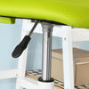 SoBuy Scaun pivotant pentru scaun de birou înălțime dormitor verde 46-58cm FST64-GR