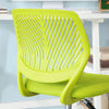 SoBuy Scaun pivotant pentru scaun de birou înălțime dormitor verde 46-58cm FST64-GR