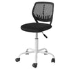 SoBuy FST64-SCH Scaun de birou ergonomic, Scaun rotativ, Scaun pentru calculator, Reglabil pe înălțime - Negru