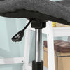 SoBuy FST66-HG Scaun de Birou Ergonomic, Scaun Rotativ Reglabil