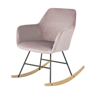 SoBuy FST68-P Chaise à Bascule avec Accoudoirs Fauteuil de Relaxation Pieds