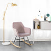 SoBuy FST68-P Scaun balansoar cu cotiere Fotoliu de relaxare Picioare
