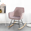 SoBuy FST68-P Scaun balansoar cu cotiere Fotoliu de relaxare Picioare