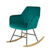 SoBuy FST68-TB Balansoar cu cotiere Fotoliu de relaxare Picioare