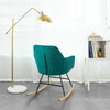 SoBuy FST68-TB Balansoar cu cotiere Fotoliu de relaxare Picioare