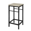 SoBuy FST71-Nx2 Lot de 2 Chaises Tabourets de Bar Cuisine avec Repose-Pieds