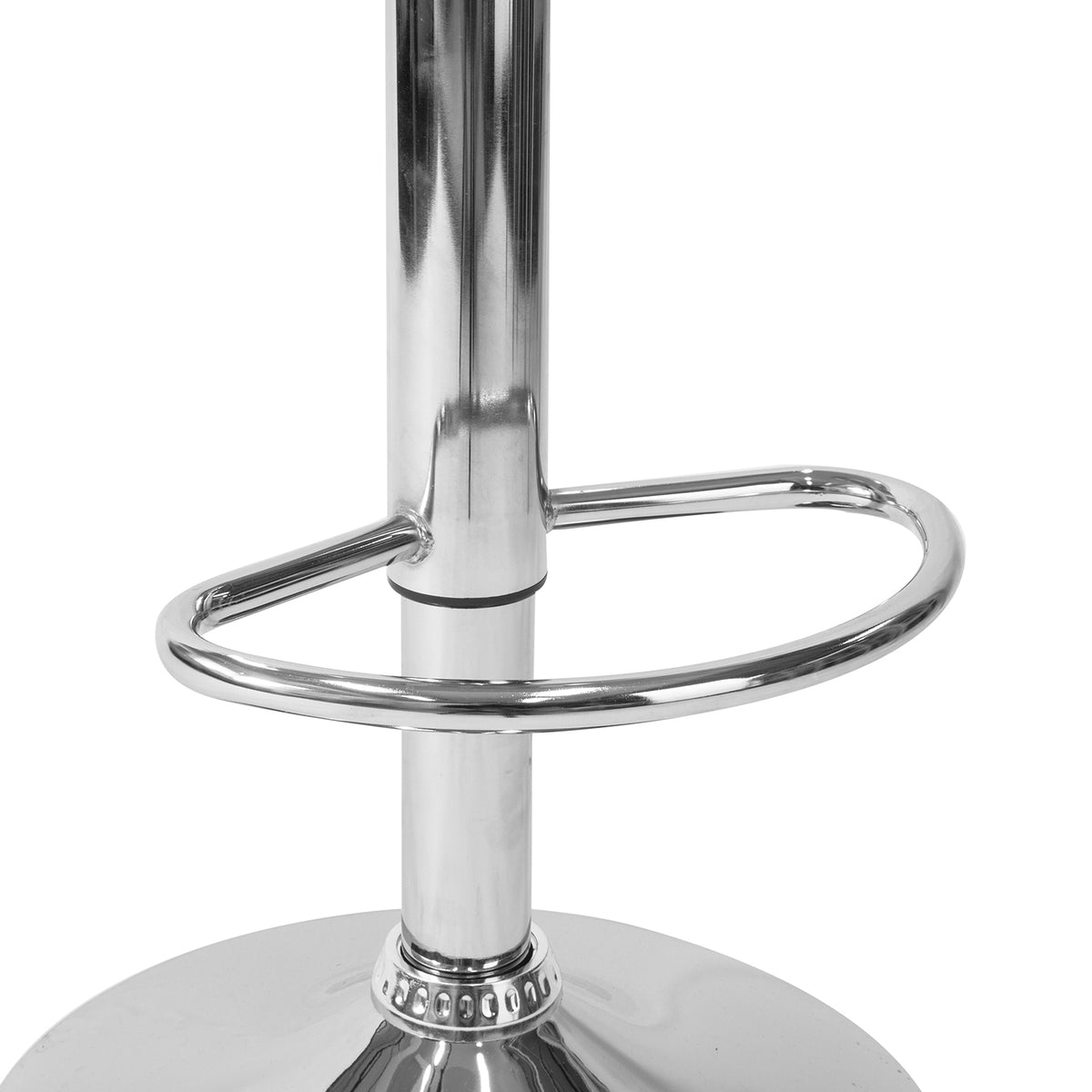 SoBuy FST75-GR Scaun de bar de design, scaun rotativ la 360°, reglabil pe înălțime, cu suport pentru picioare