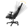 SoBuy FST82-Sch Scaun Gaming Scaun Gamer Ergonomic Scaun de Birou Rotativ -Înălțime Reglabilă