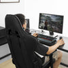 SoBuy FST82-Sch Scaun Gaming Scaun Gamer Ergonomic Scaun de Birou Rotativ -Înălțime Reglabilă
