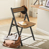 SoBuy Scaun pliabil scaun de bucătărie înălțime 33cm stil vintage 46x48x80 cm fst88-pf