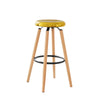 SoBuy FST89-G Scaun de Bar Design cu Suport pentru Picioare Scaun de Bar Taburet de Contor