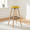 SoBuy FST89-G Scaun de Bar Design cu Suport pentru Picioare Scaun de Bar Taburet de Contor