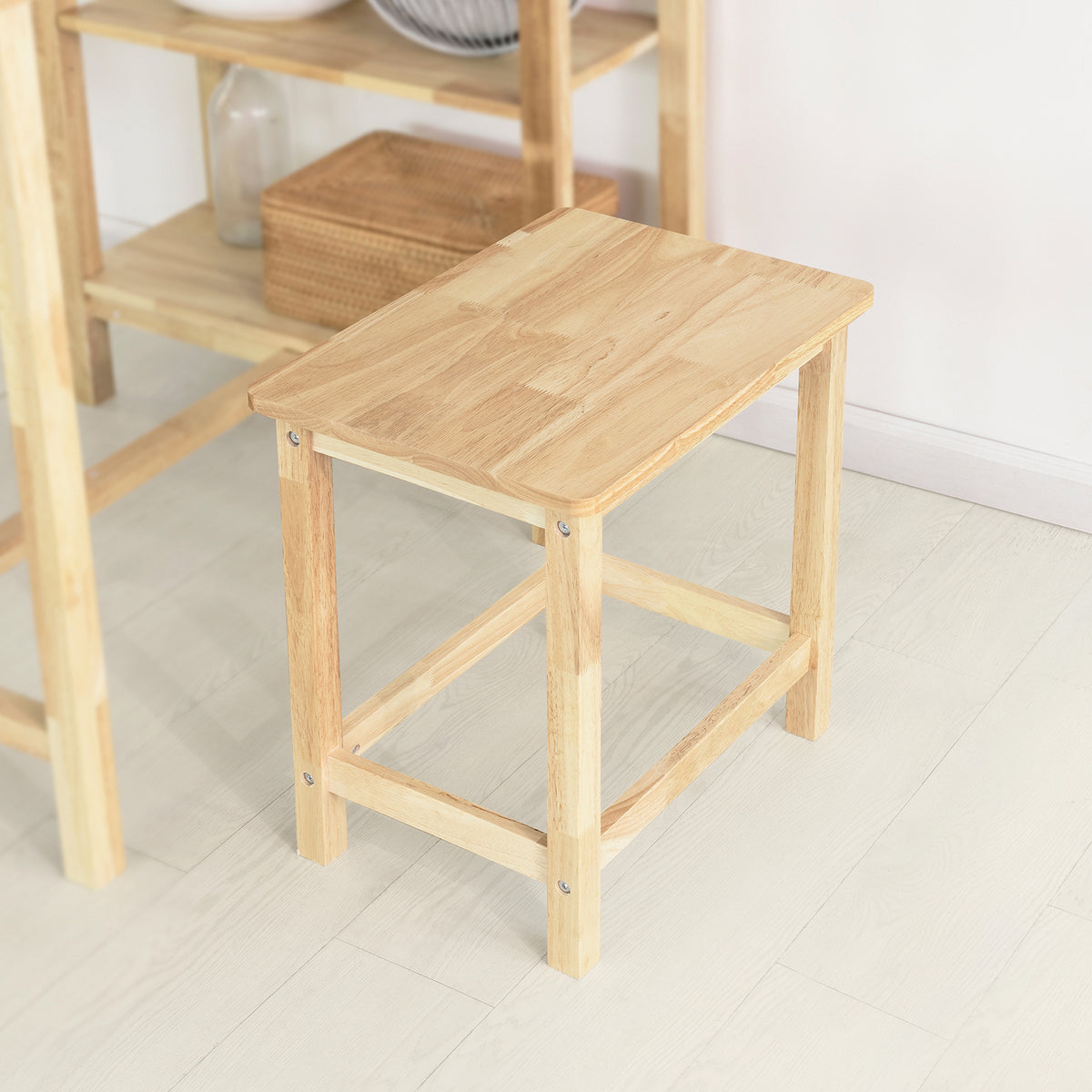 SoBuy FST91-Nx2 Set de 2 scaune de sufragerie, bucătărie din lemn de cauciuc