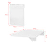 SoBuy FWT04-W Table murale rabattables, Table de cuisine pliante, Table à rabat pour enfant pliable