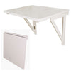 SoBuy FWT05-W Bureau Table de Cuisine Table Murale Rabattable en Bois 75×60cm, Blanc
