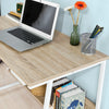 SoBuy FWT34-N Bureau informatique Plan de travail Table pour ordinateur