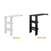 SoBuy FWT55-SCH Table de Bar Murale Table Haute de Bar Mange-Debout Cuisine