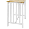 SoBuy FWT65-WN Set de Table + 2 Chaises Style de Bar Ensemble Table de Bar + 2 Tabourets de Bar