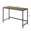 SoBuy FWT68-F Bureau Informatique Table de Travail Bureau d'Ordinateur Table de Bureau avec Grand Plan de Travail