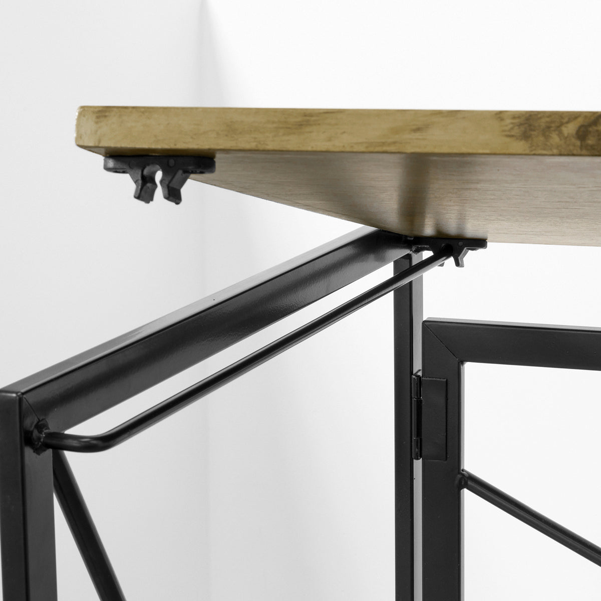 SoBuy FWT78-F Bureau d'Ordinateur Table informatique,Pliable sans Assemblage Design Industriel
