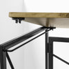 SoBuy FWT78-F Bureau d'Ordinateur Table informatique,Pliable sans Assemblage Design Industriel