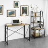 SoBuy FWT78-F Bureau d'Ordinateur Table informatique,Pliable sans Assemblage Design Industriel