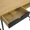SoBuy FWT81-N Bureau d'Ordinateur Table informatique Bureau Console avec Tiroir à gauche ou à droit