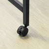 SoBuy FWT85-F Bureau Informatique Pliant Table de Bureau avec Étagère à 3 Niveaux Travail Pliable