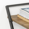 SoBuy FWT88-F Masă Pliantă pentru Spații Mici, Birou pentru Computer, Masă de Studiu, Birou Portabil pentru Acasă, Living, Dormitor, Nu Necesită Asamblare, Design Industrial