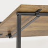 SoBuy FWT88-F Masă Pliantă pentru Spații Mici, Birou pentru Computer, Masă de Studiu, Birou Portabil pentru Acasă, Living, Dormitor, Nu Necesită Asamblare, Design Industrial