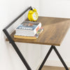 SoBuy FWT88-F Masă Pliantă pentru Spații Mici, Birou pentru Computer, Masă de Studiu, Birou Portabil pentru Acasă, Living, Dormitor, Nu Necesită Asamblare, Design Industrial