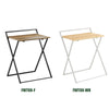 SoBuy FWT88-F Masă Pliantă pentru Spații Mici, Birou pentru Computer, Masă de Studiu, Birou Portabil pentru Acasă, Living, Dormitor, Nu Necesită Asamblare, Design Industrial