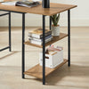 SoBuy FWT93-F Bureau Informatique Bureau Rotatif 360°, Bureau d'angle, Bureau Assis Debout